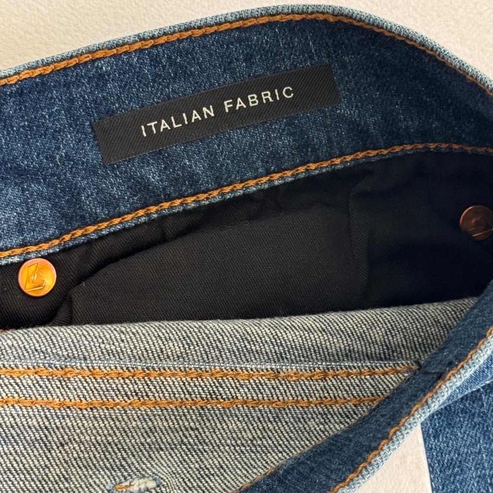 NWT 7 For All Mankind Slimmy Straight Jeans Mens 38 Medium wash Blue Essential - Picture 8 of 10